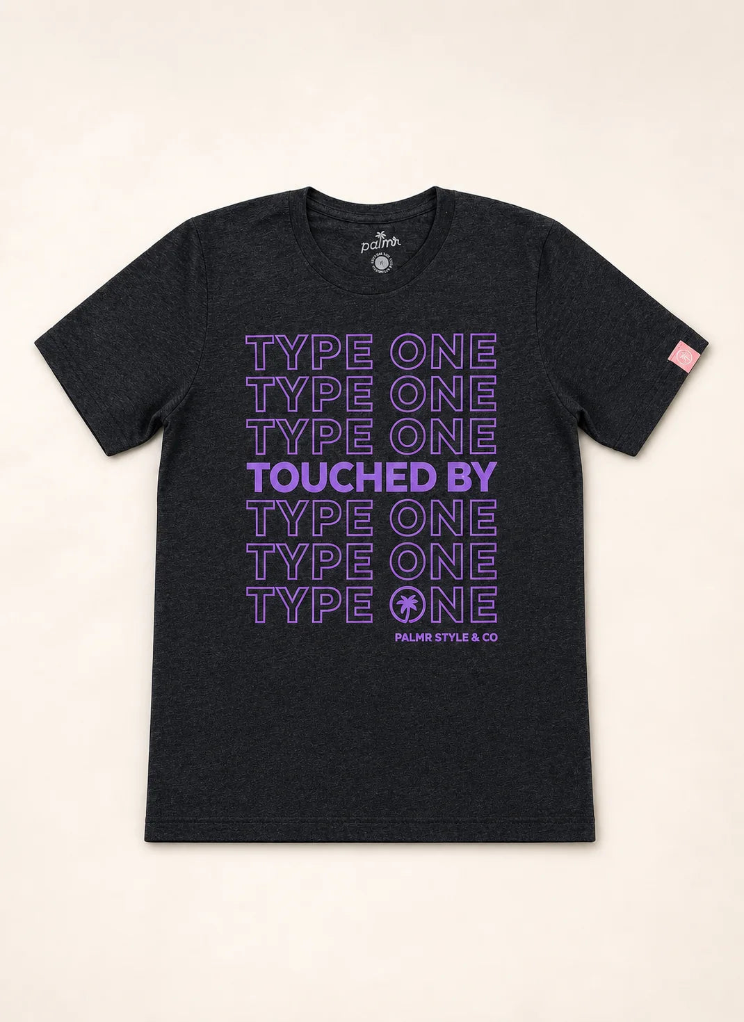 The Support Touched By Type 1 Shirt (Black) — view 4 | Palmr Style