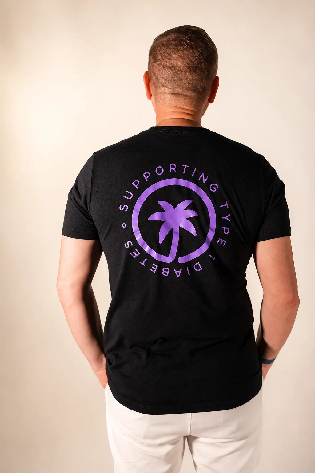 The Support Touched By Type 1 Shirt (Black) — view 7 | Palmr Style