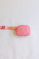 Palmr Style Womens Pink Belt Bag Fannypack Palm Tree resort wear selfcare t1d type1diabetes insulinpump