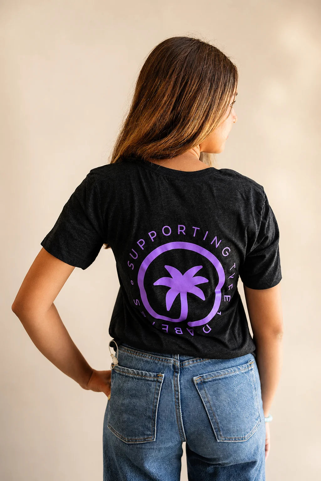 The Support Touched By Type 1 Shirt (Black) — view 10 | Palmr Style