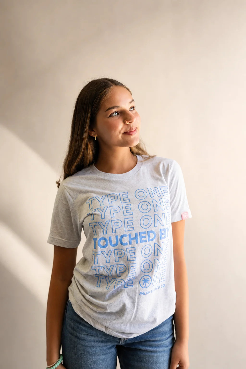 The Support Touched By Type 1 Shirt (White) — view 10 | Palmr Style