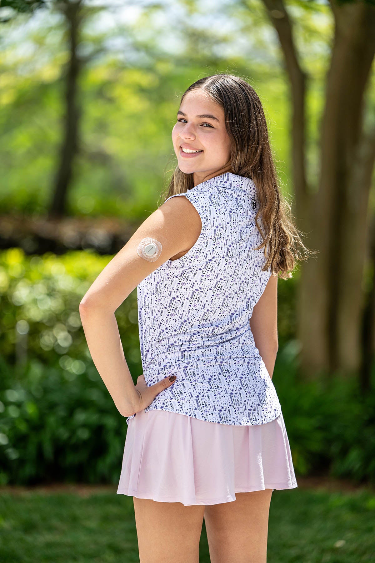 Palmr Style Womens Touched By Type 1 Golf Polo T1D