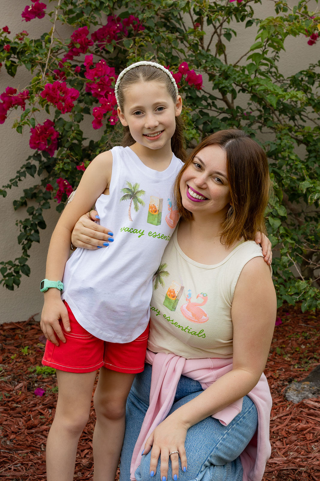 Palmr Style Girls Vacay Essentials Tank Palm Tree Resort Wear Selfcare T1D