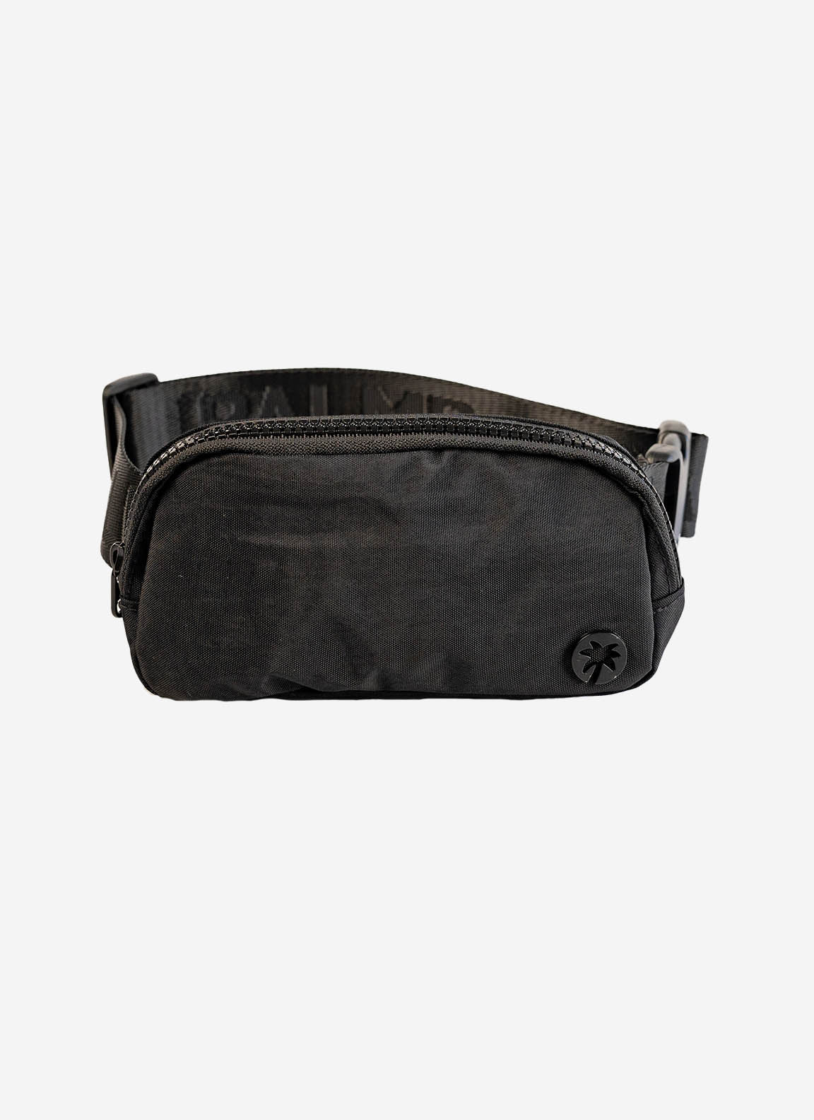 Palmr Style Womens kids Black Mini Belt Bag Fannypack Palm Tree resort wear selfcare t1d type 1 diabetes insulinpump