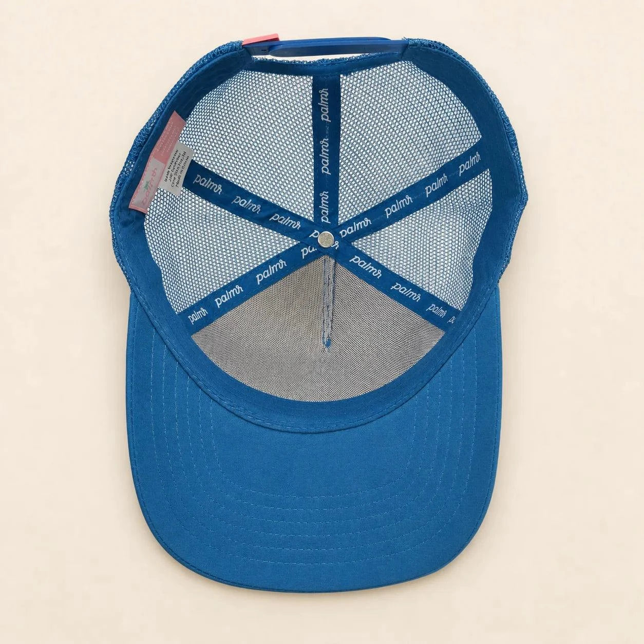 T1D Blue Trucker Hat — view 3 | Palmr Style
