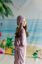 Palmr Style girls cotton candy cozy set Palm Tree Resort Wear Selfcare