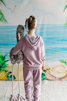 Palmr Style girls cotton candy cozy set Palm Tree Resort Wear Selfcare