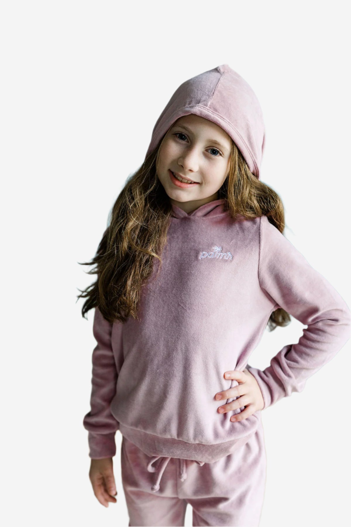 Palmr Style girls cotton candy cozy set Palm Tree Resort Wear Selfcare