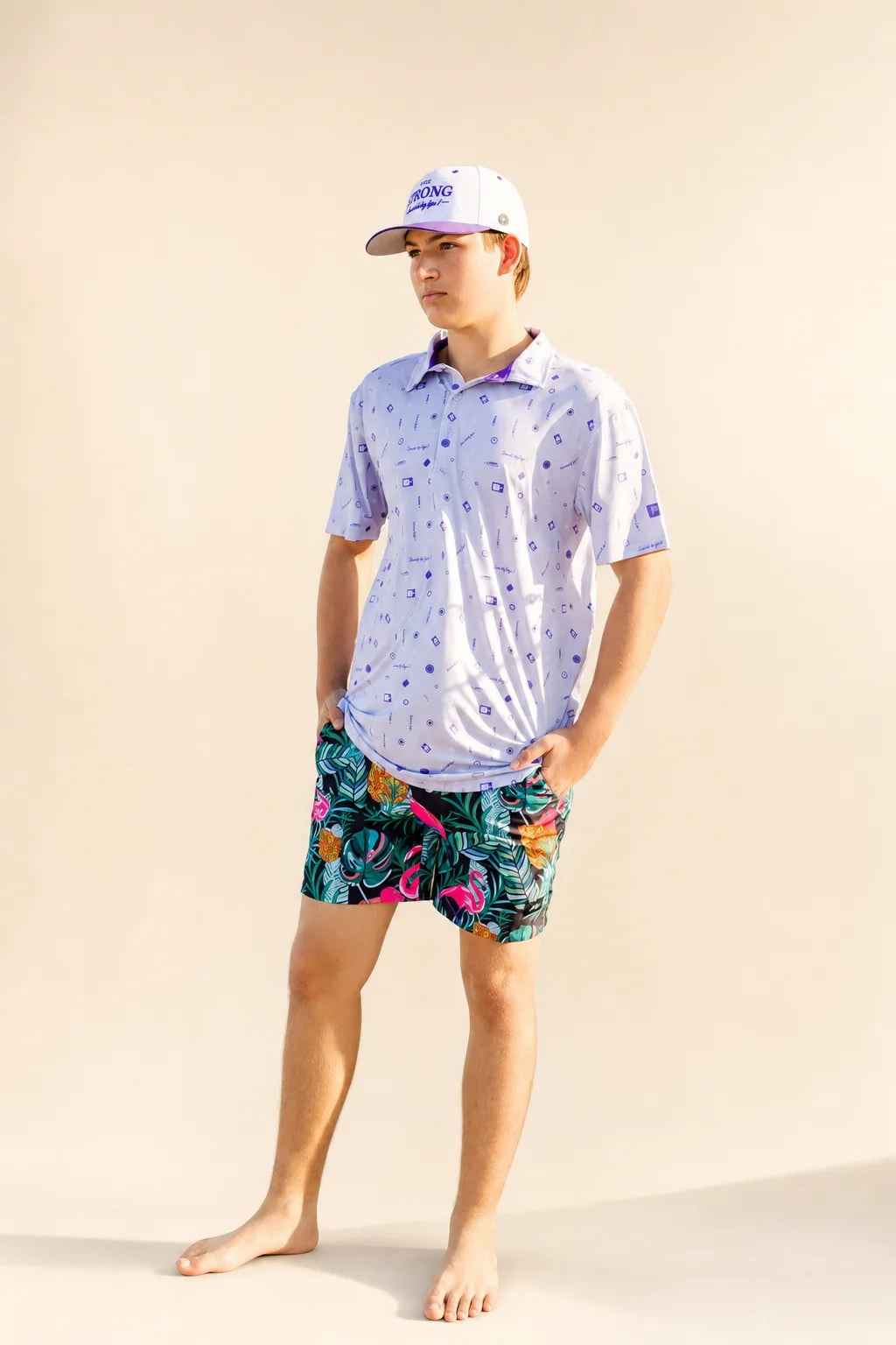 The Type One Vibes Polo — view 3 | Palmr Style