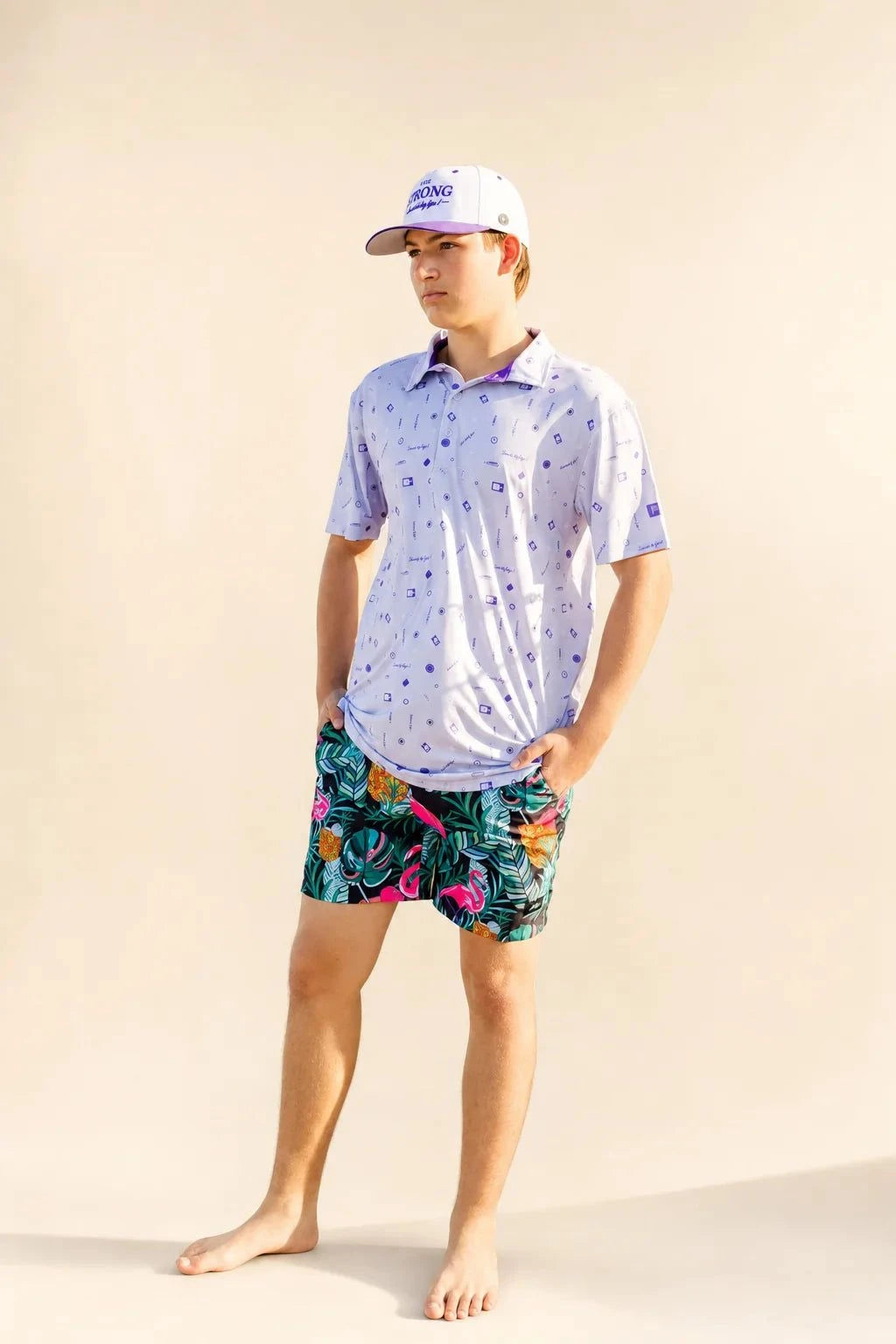 The Type One Vibes Polo — view 3 | Palmr Style