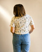 The Palmr Bay Women's Crop Tee — view 6 | Palmr Style