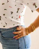 The Palmr Bay Women's Crop Tee — view 4 | Palmr Style