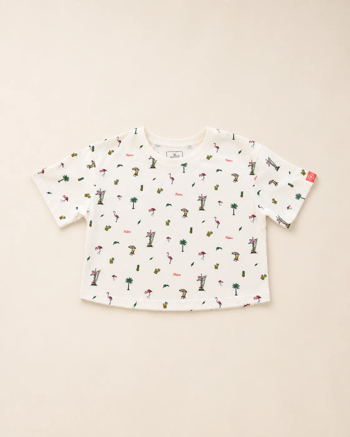 The Palmr Bay Women's Crop Tee — view 2 | Palmr Style
