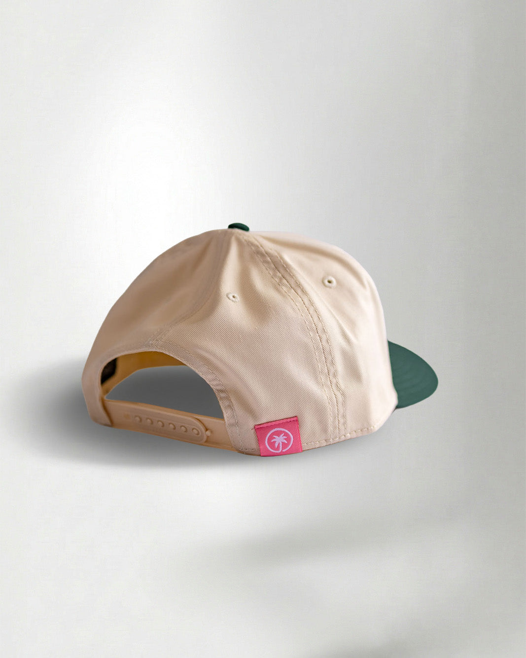 Palmr Style Social Club Hat Forest Green Natural Palm tree Resort Wear Selfcare T1D T1Dstrong