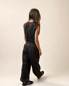 The Palm Play Jumpsuit - Charcoal — view 7 | Palmr Style
