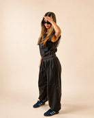 The Palm Play Jumpsuit - Charcoal — view 2 | Palmr Style