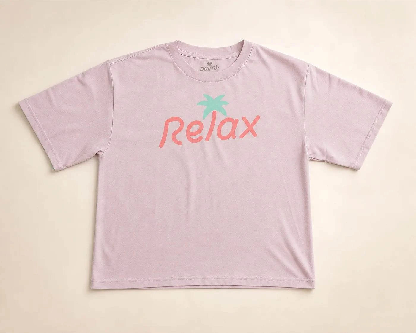 The Relax Tee - Orchid — view 6 | Palmr Style