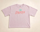 The Relax Tee - Orchid — view 6 | Palmr Style