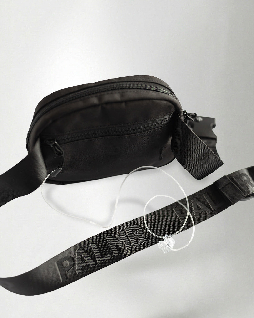 Palmr Style Black Belt Bag T1D Insulin Pump Bag Resort Wear Self-Care
