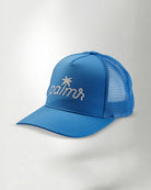 Palmr Style T1D Blue Trucker Hat Resort Wear Self-Care Type 1 Diabetes