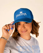T1D Blue Trucker Hat — view 7 | Palmr Style
