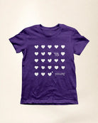 T1D Hearts Youth Tee: T1D-friendly kids tee | Palmr Style