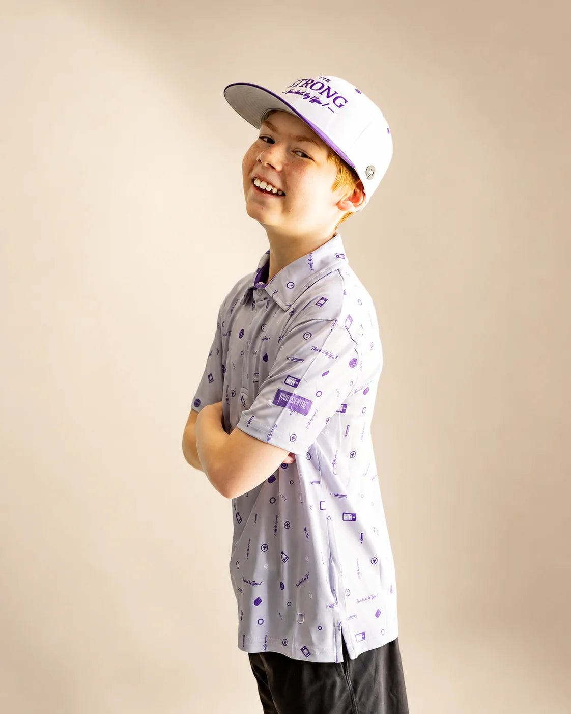 The Type One Vibes Kids Polo — view 3 | Palmr Style