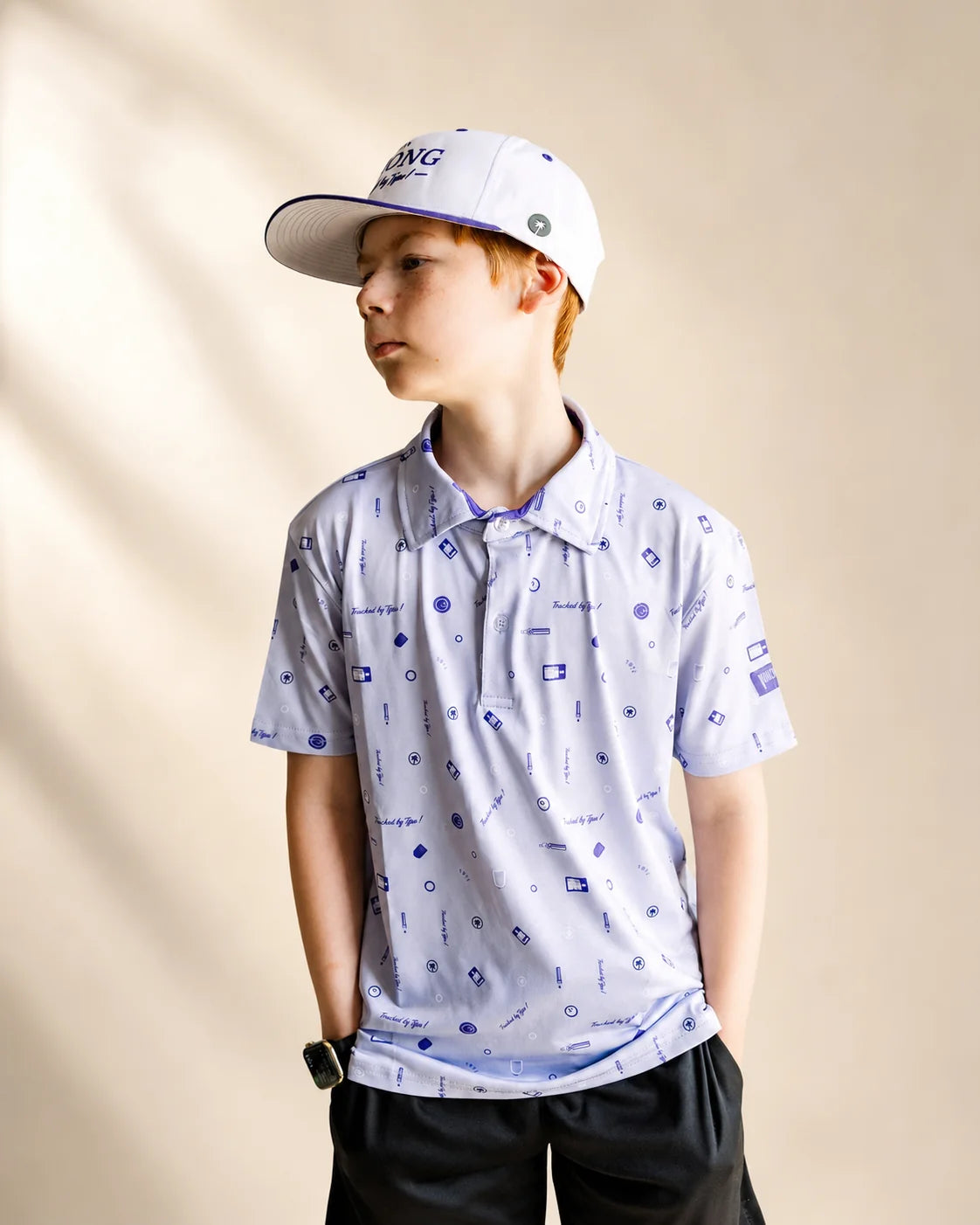 The Type One Vibes Kids Polo — view 4 | Palmr Style