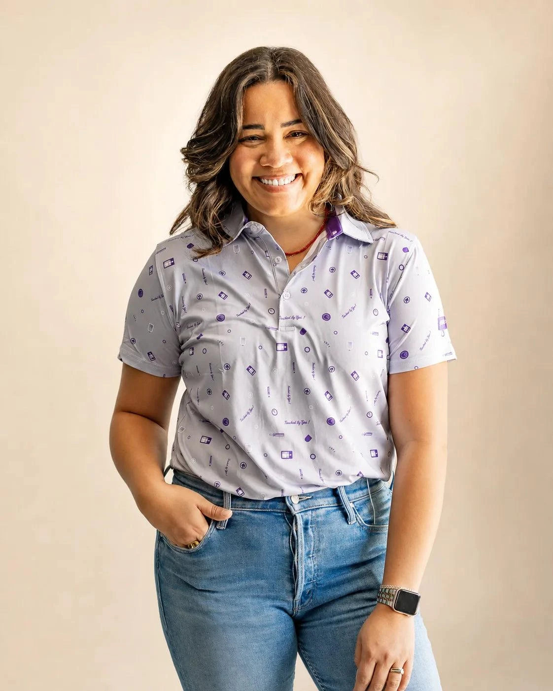 The Type One Vibes Women's Polo: womens polos | Palmr Style