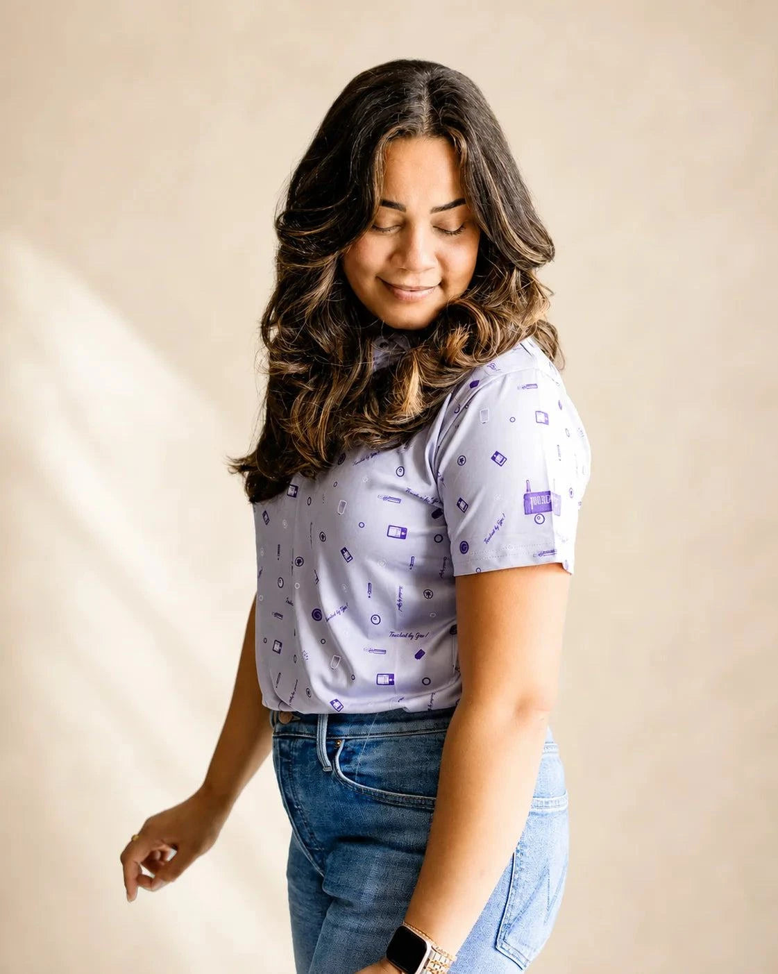 The Type One Vibes Women's Polo — view 5 | Palmr Style