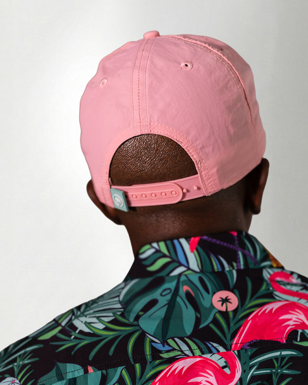 Palmr Style Mens Blush Rope hat pink resort wear self-care