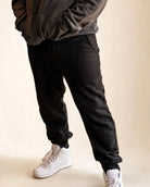 The Palm Shade Sweatpant in relaxed fit with elastic waist and pockets, perfect for casual comfort and style