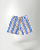 Striped shorts with "Palmr" embroidery