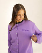 The TBT1 Purple Cardigan: cardigan | Palmr Style