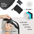 Travel Diabetes Bag: T1D-friendly bags | view 6 Palmr Style