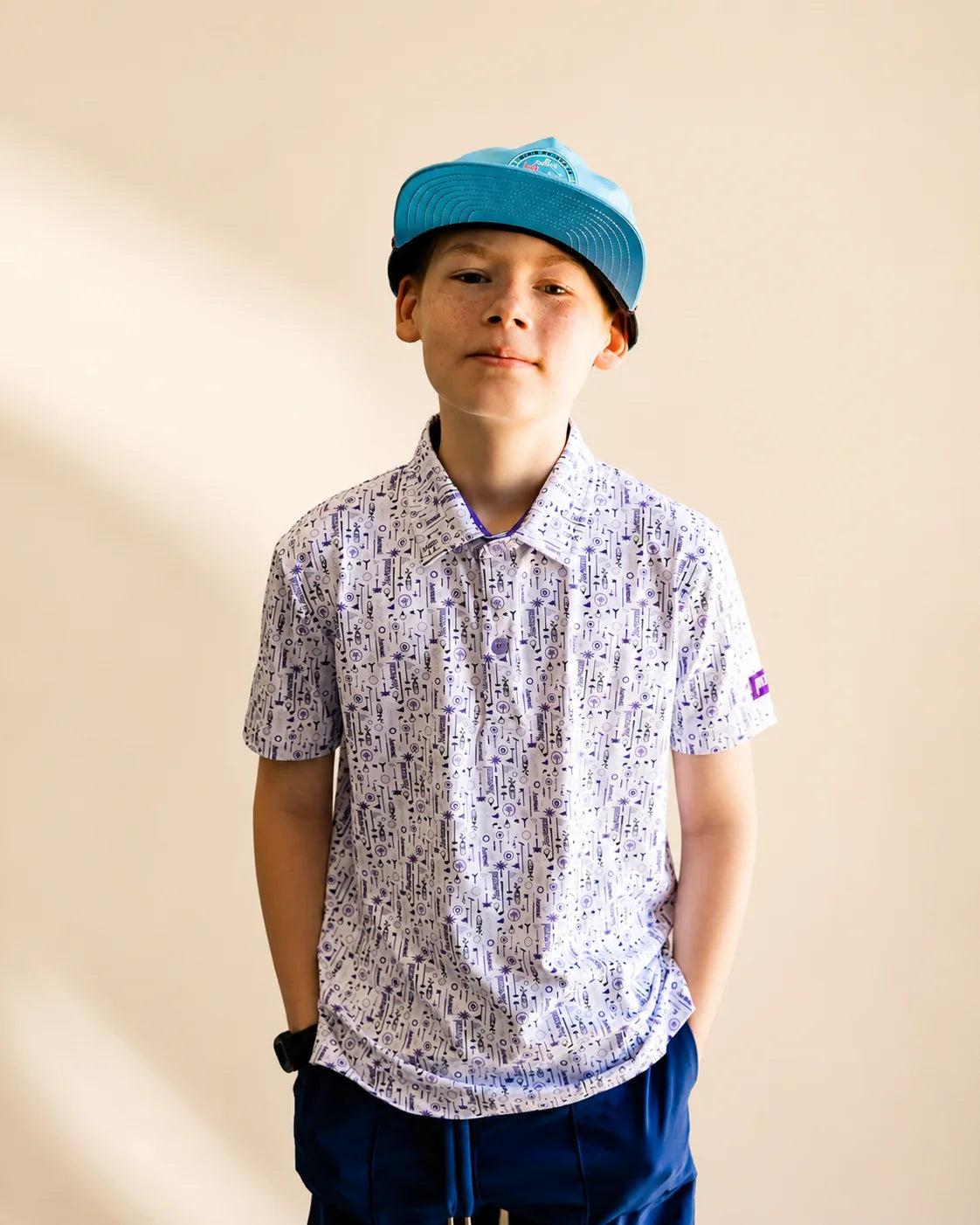 The Touched By Type 1 Kids Polo: T1D-friendly kids polos | Palmr Style