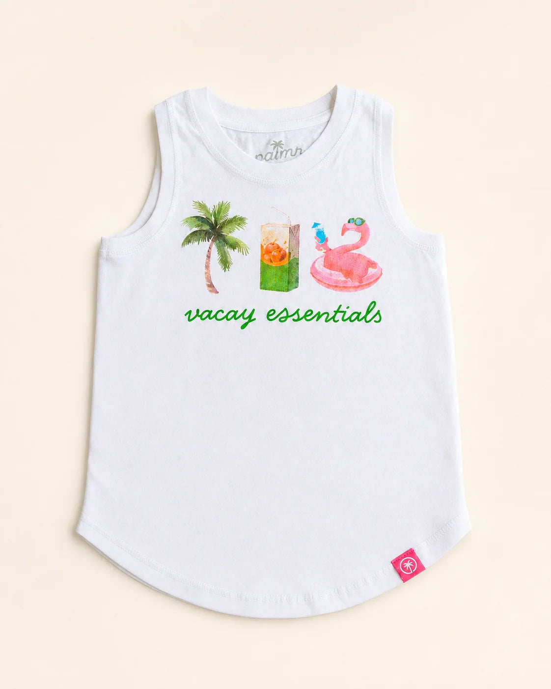 Vacay Essentials Girls Tank — view 2 | Palmr Style