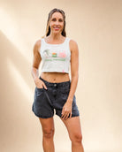 Vacay Essentials Crop Tank — view 5 | Palmr Style