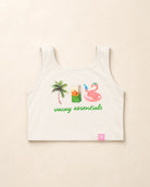 Vacay Essentials Crop Tank — view 2 | Palmr Style