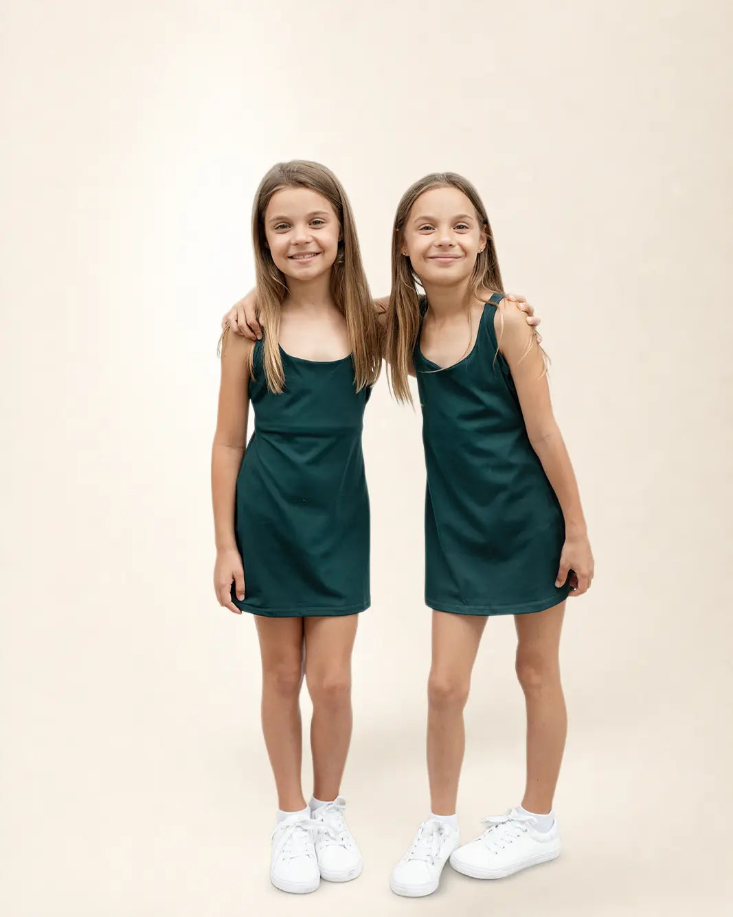 The Ace Kids Dress - Palm Green