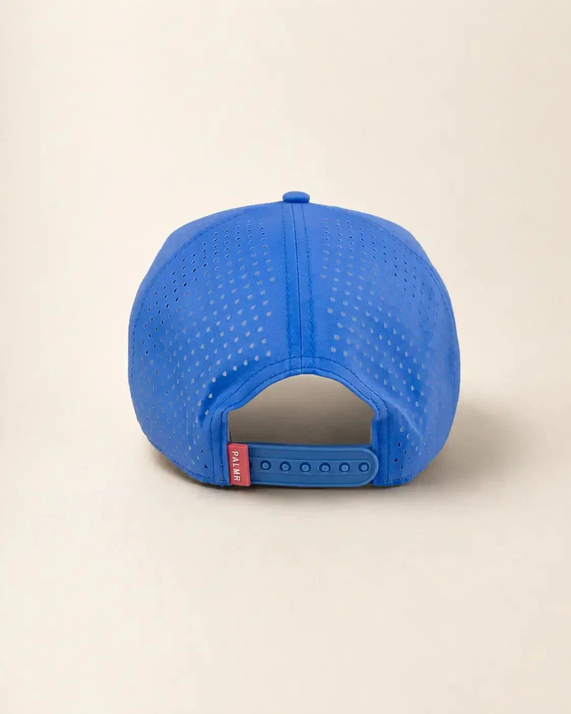 Blue ORL Signature Hat with white silicone Orlando letters and palm design, water-resistant and breathable 407 hat