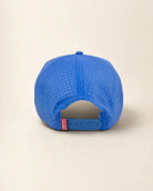 Blue ORL Signature Hat with white silicone Orlando letters and palm design, water-resistant and breathable 407 hat