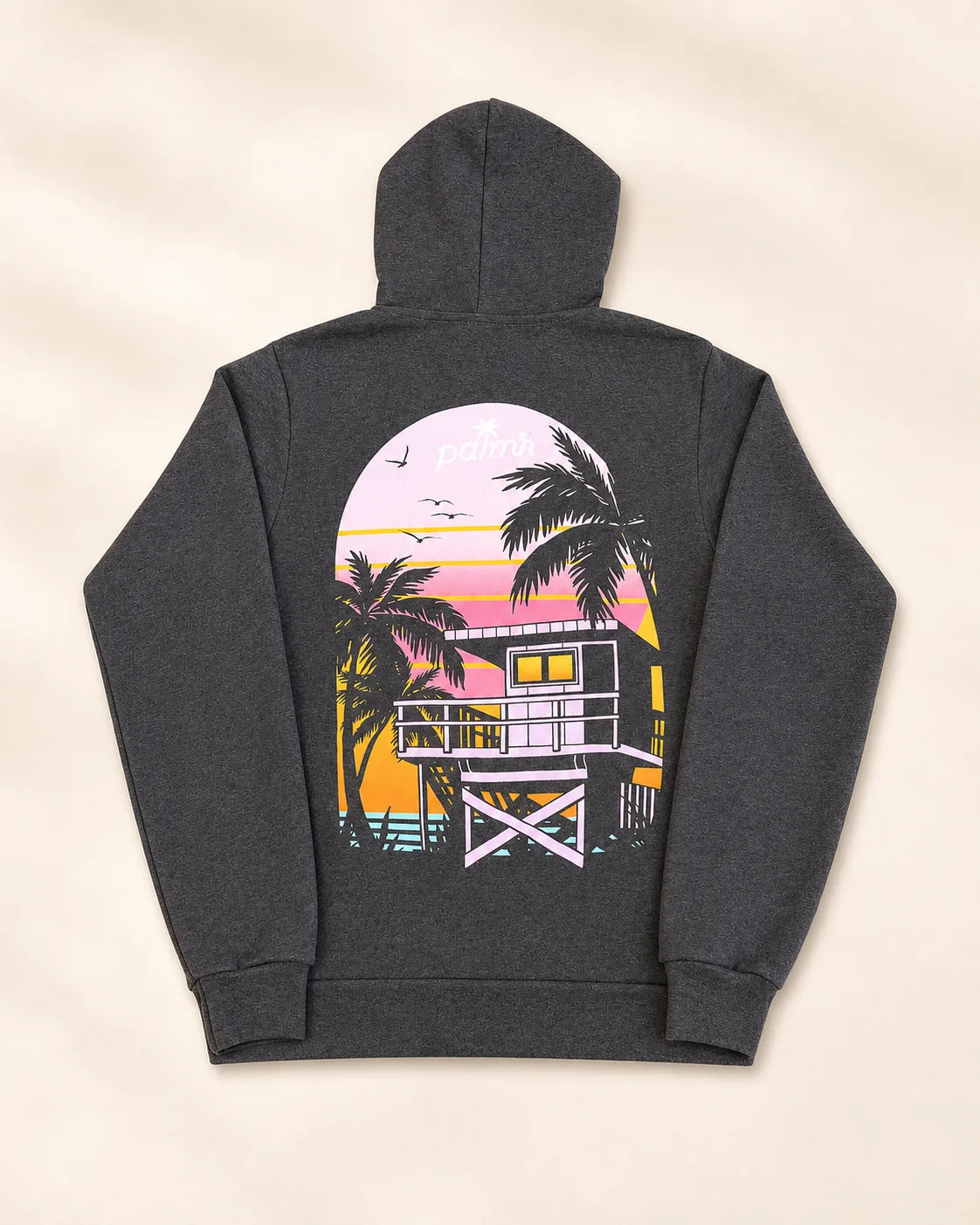 The Evening Palm Hoodie — view 3 | Palmr Style