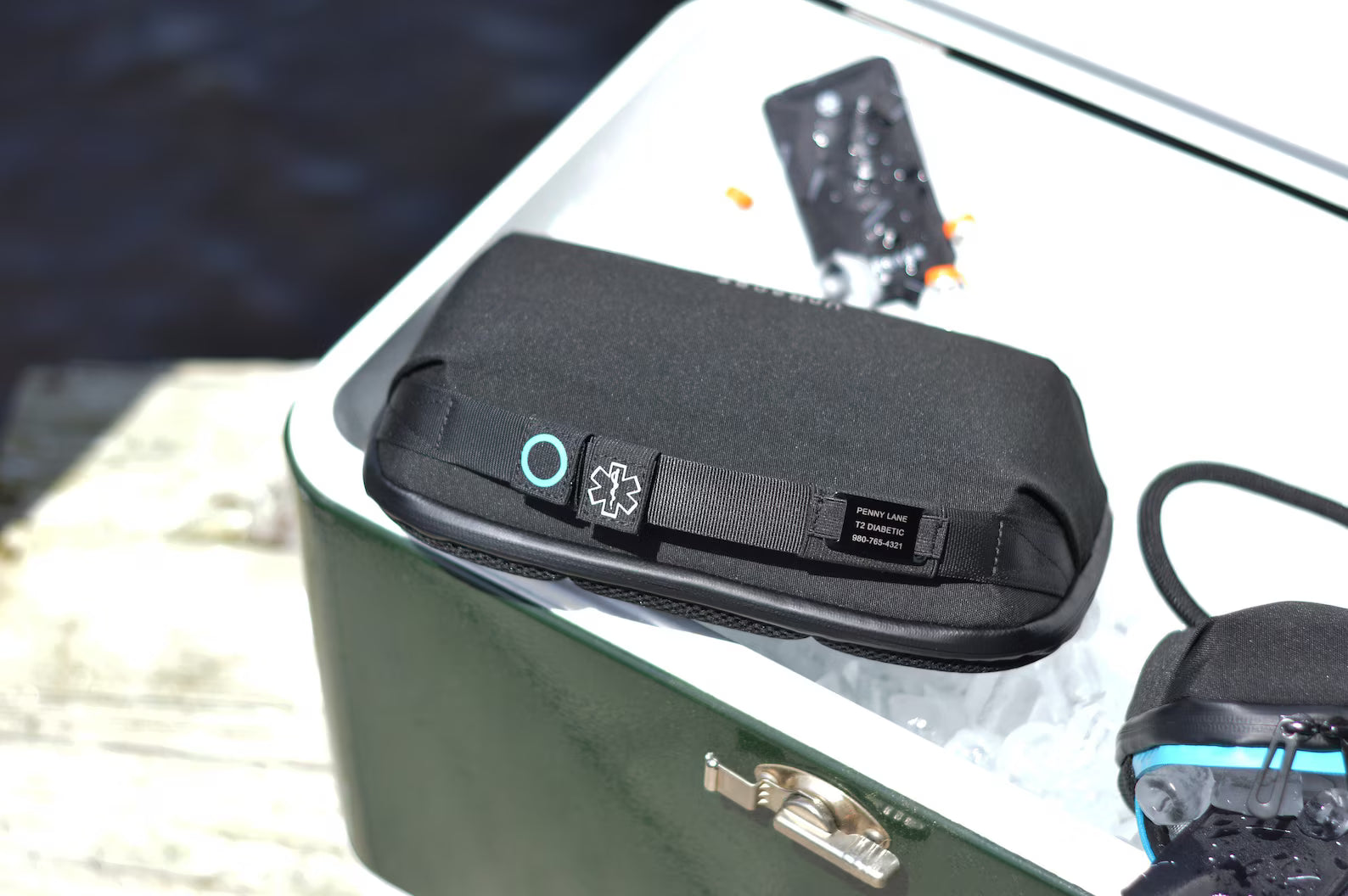 Travel Diabetes Bag — view 2 | Palmr Style