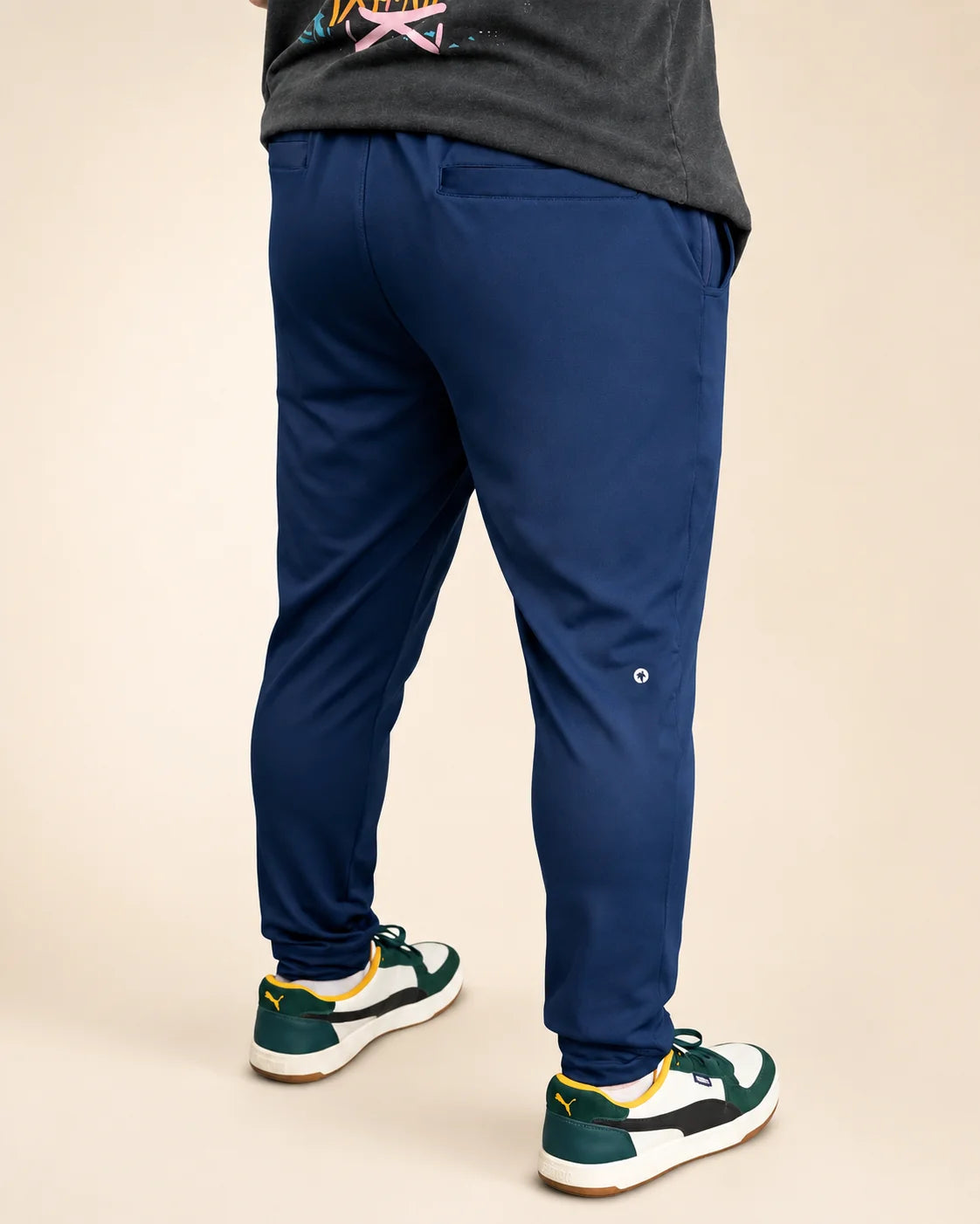 The All-Day Jogger - Navy — view 4 | Palmr Style