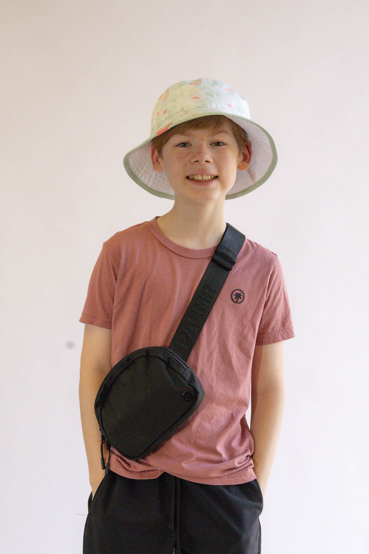 Palmr Style Black Belt Bag T1D Insulin Pump Bag Resort Wear Self-Care