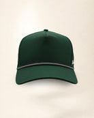 Custom Number Signature Hat in green, front view