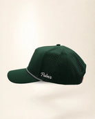 Palmr Signature rope hat in green, side view