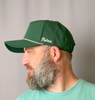 Signature Hat fit video - green crown with green brim, shown on-model from multiple angles.