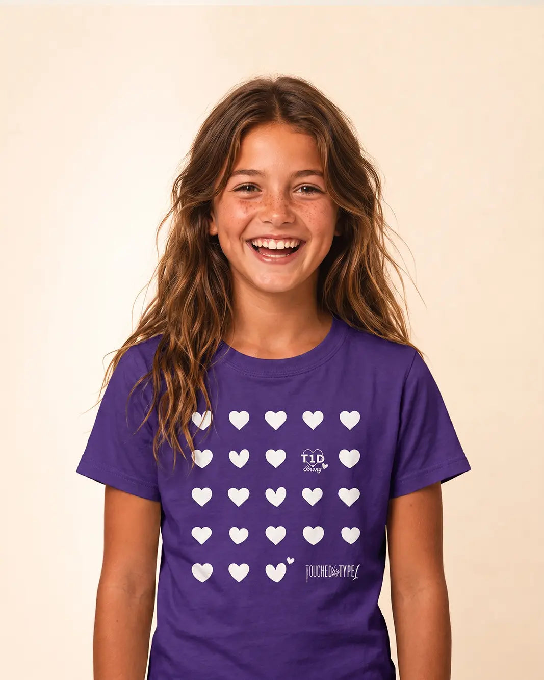 T1D Hearts Youth Tee